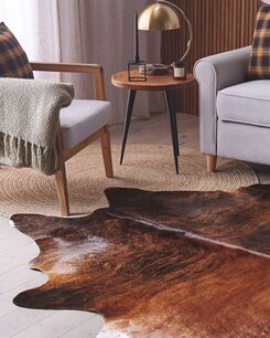 NASQU 2-3 m brown cowhide