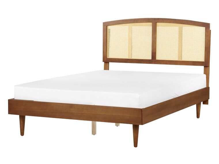 Wooden EU Double Size Bed Light VARZY_899856
