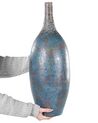 Dekovase Terrakotta blau / braun 60 cm PIREUS_850873
