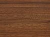 Sideboard dunkler Holzfarbton / weiss 2 Schränke NUEVA_787418