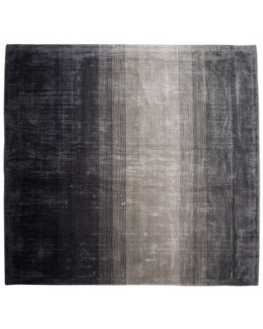 Tapis gris-noir 200 x 200 cm ERCIS