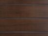 Cama dupla com arrumação em madeira escura 90/180 x 200 cm CAHORS_729454