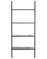 Ladder Shelf Dark Wood with Black VILSECK_800721