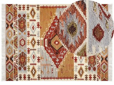 Wool Kilim Area Rug 160 x 230 cm Multicolour PROSHYAN