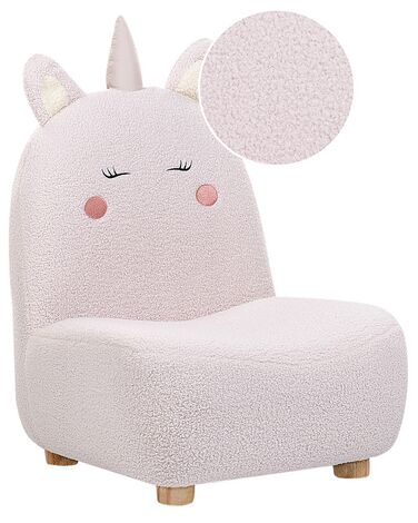 Teddy Kids Armchair Unicorn Pink LULEA