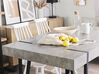 Dining Table 150 x 90 cm Concrete Effect with Black ADENA_782306