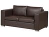 Sofa Set Leder braun 6-Sitzer HELSINKI_740932