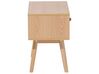 Mesa de cabeceira com 1 gaveta em madeira clara ARVADA_693014