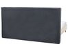 Cama con somier gris oscuro/madera clara/negro 180 x 200 cm IZERNORE_863274