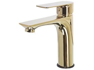 Mono Bathroom Basin Tap Gold BERLOI