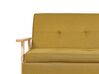 Fabric Sofa Bed Yellow TJORN_902881