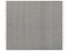 Decke Baumwolle schwarz / weiss 200 x 220 cm geometrisches Muster CHYAMA_907390