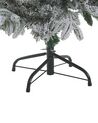 Zasněžený vánoční stromeček 120 cm bílý FORAKER_783317