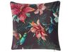 Set of 2 Velvet Cushions Tropical Pattern 45 x 45 cm Multicolour DICHONDRA_818784
