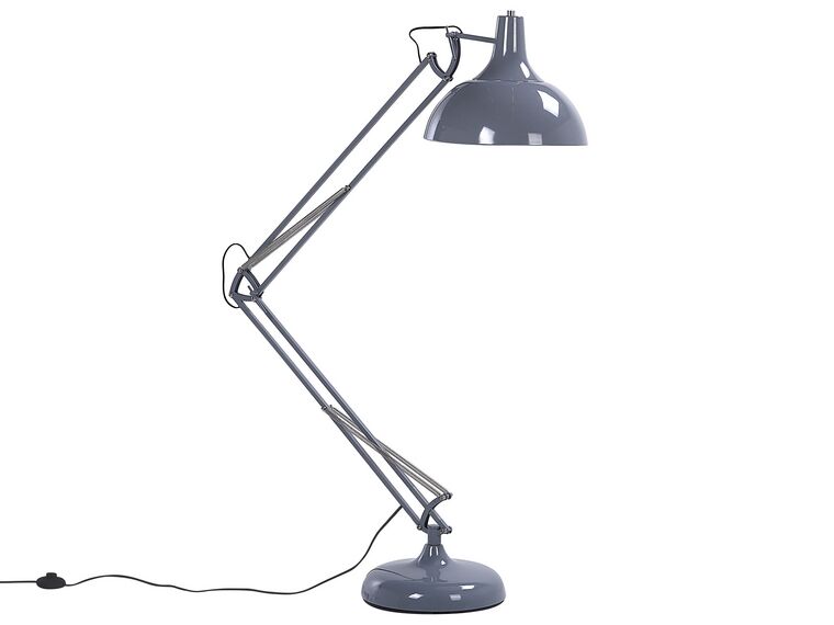 Swing Arm Floor Lamp Grey PARANA_803561
