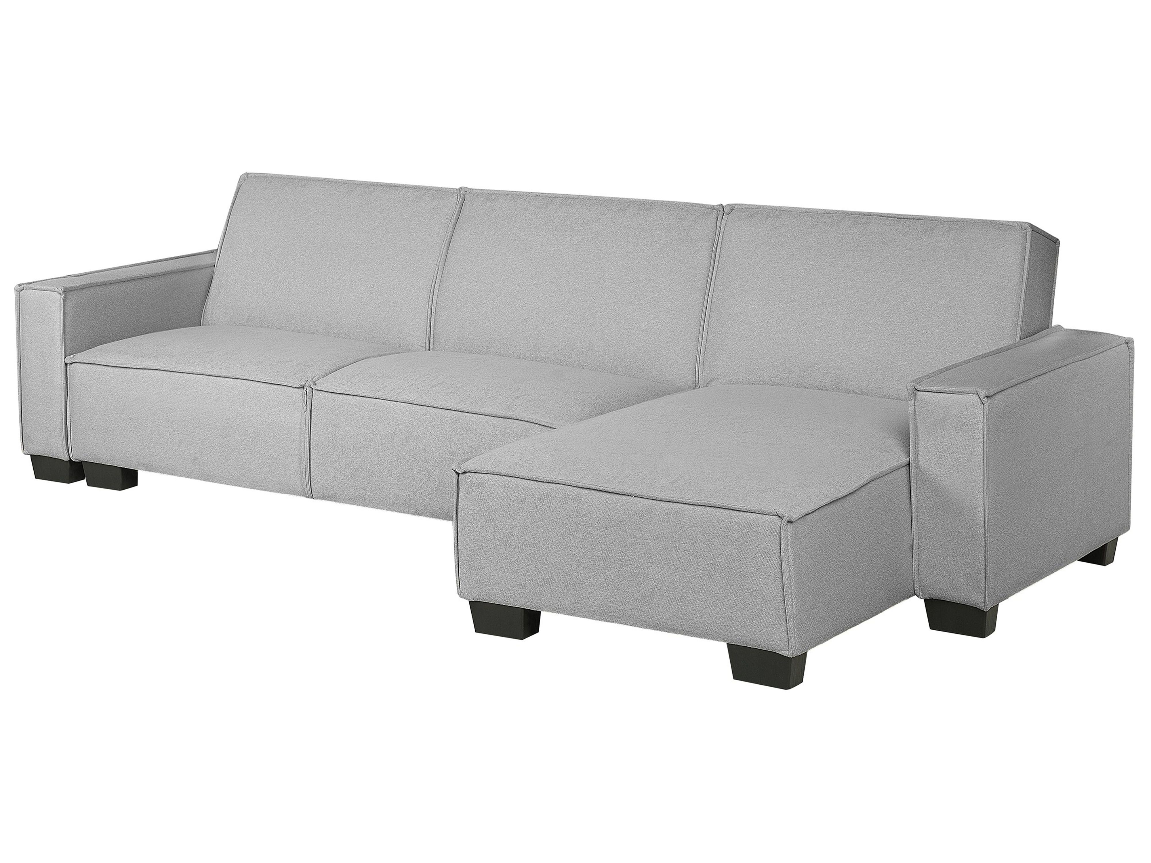 light grey fabric sofa bed