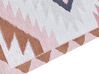 Teppich Baumwolle mehrfarbig 80 x 300 cm geometrisches Muster BESLER_853704