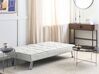 Sofá-cama de 3 lugares em tecido creme ROXEN_898222