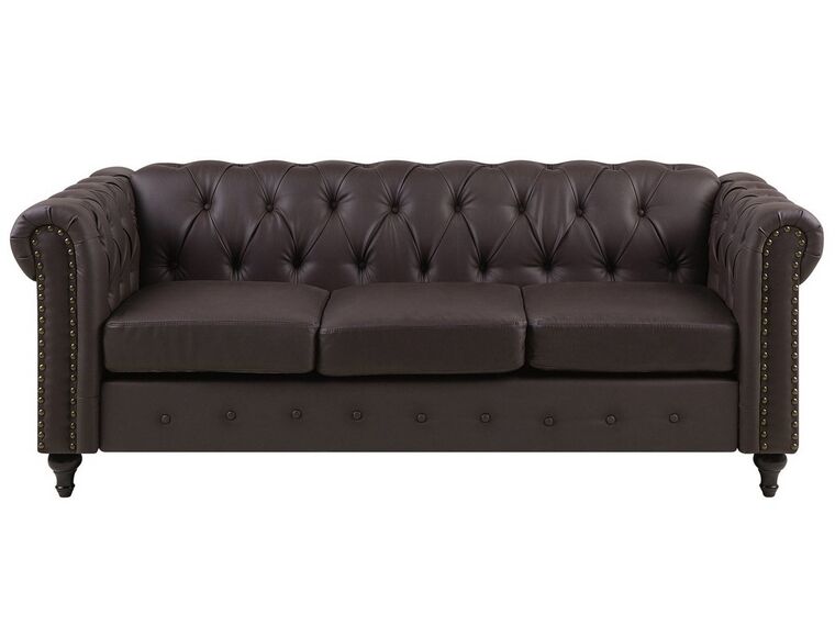Sofa 3-pers. Brun CHESTERFIELD_732092