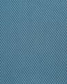 Bureaustoel polyester zwart/blauw DELIGHT_688481