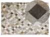 Vloerkleed patchwork grijs/bruin 140 x 200 cm BANAZ_764627
