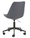 Fabric Armless Desk Chair Graphite Grey DAKOTA_868416