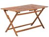 Conjunto de jardim em madeira de acácia mesa e 6 cadeiras CENTO_691110