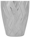 Vaso decorativo gres porcellanato argento 33 cm ARPAD_796319