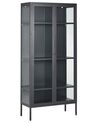 Steel Display Cabinet Black HARTY_850438