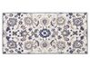 Vlněný koberec 80 x 150 cm béžový/modrý KUMRU_848444