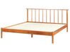 Łóżko drewniane 160 x 200 cm jasne BARRET II_875149