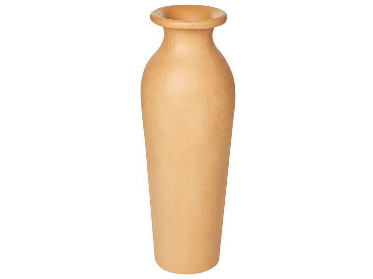 Dekorativní váza terakota 60 cm oranžová MUAR_893493