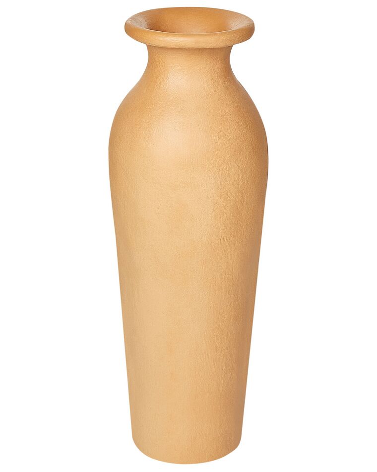 Vase décoratif en terre cuite orange 60 cm cm MUAR_893493