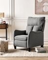 Fabric Recliner Chair Grey ROYSTON_884460