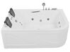 Vasca da bagno idromassaggio angolare bianca destra con LED 170 x 119 cm BAYAMO_821165