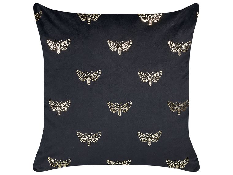 Maqash Cuscini Con Federe Incluse, 45x45 Cm, Colore Nero, Morbidi E Decorativi Per Divano E Camera