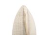 Coussin en coton beige 45 x 45 cm PELLAEA_840361
