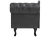 Right Hand Chaise Lounge Faux Suede Grey NIMES_697527