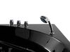 Whirlpool Badewanne schwarz Eckmodell mit LED 140 x 140 cm MEVES_780529