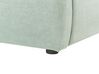 Bett Samtstoff mintgrün mit Bettkasten hochklappbar 160 x 200 cm BAJONNA_842850