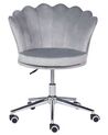 Velvet Desk Chair Grey MONTICELLO_851761