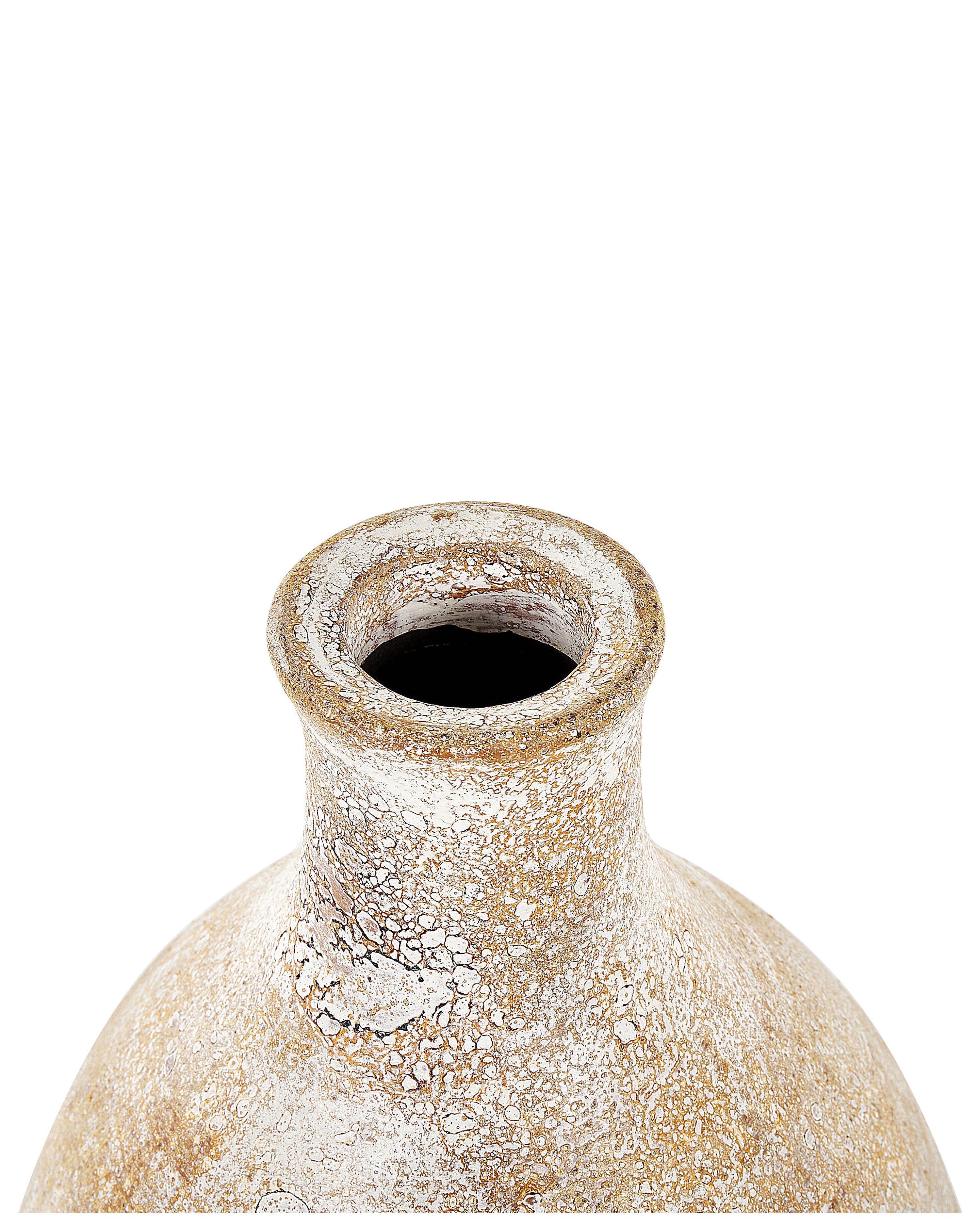 Terracotta Decorative Vase 39 cm Beige CYRENA_850405