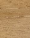 Regal heller Holzfarbton 5 Fächer ovales Design 180 cm KENER_768251