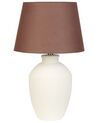 Keramická stolní lampa bílá ARCOS_878674