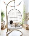 Hanging Chair with Stand Beige ALLERA_863660