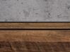 3 Drawer Sideboard Dark Wood with Grey BATLEY_790412