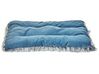 Velvet Dog Bed 60 x 45 cm Blue ERGANI_826441