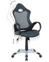 Swivel Office Chair Grey and Green iCHAIR_754949