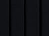 Fekete bársony franciaágy ládával 160 x 200 cm NOYERS_834568