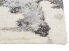 Teppich weiß / grau geometrisches Muster 160 x 230 cm Shaggy SEVAN_854832